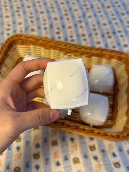 Tofu Stress Ball Shapeable Non-Bounce Creamy Feel Squeeze Ball Fidget Toy ASMR Sensory Anti-Stress Toys for Adults & Kids Gift