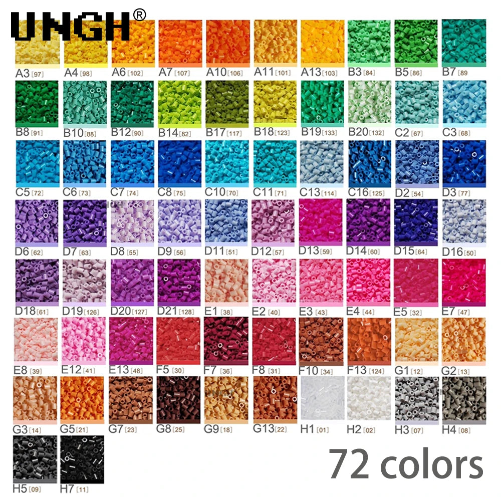 Perler Beads Mard Bean Fusion Bean 2.6mm Pindou DIY material bag Holiday Gifts 3D Puzzle Hama Beads Handmade Handicraft keychain