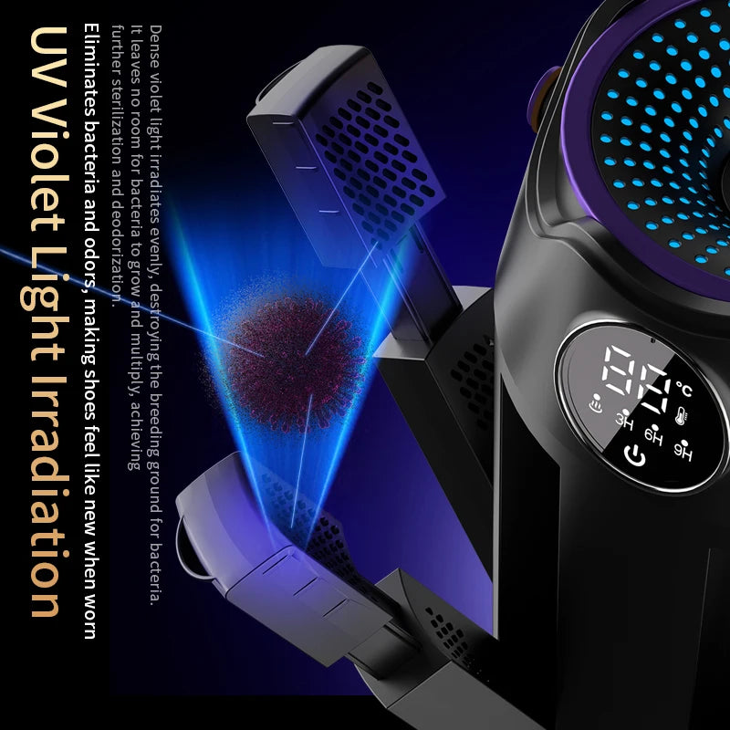 Portable Foldable Electric Shoe Dryer Sterilization Deodorizing Shoe Dryer Fast Drying Household Timed Portable Shoe Dryer
