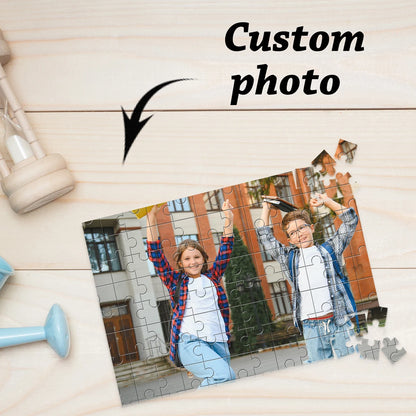 1000/300/500pcs Graduation  Customized Picture Personalised Decompression Puzzles Personalized Poster For Kids Toy Children Gift