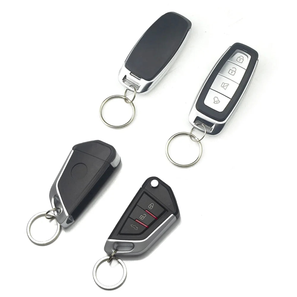 Universal Car Alarm System Keyless Entry Start Stop Button Mobile Bluetooth App Remote Control Horn Warning Car Security Systems