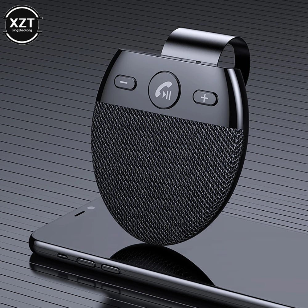 Car Bluetooth-Compatible V5.0 Wireless Vehicle Car Speakers Compatible Hands-free Car Kit BT MP3 Speaker Sun Visor Car Accessory