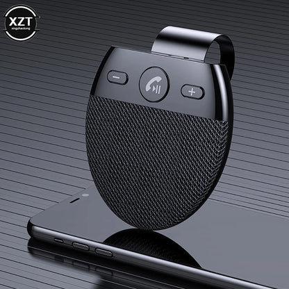 Car Bluetooth-Compatible V5.0 Wireless Vehicle Car Speakers Compatible Hands-free Car Kit BT MP3 Speaker Sun Visor Car Accessory