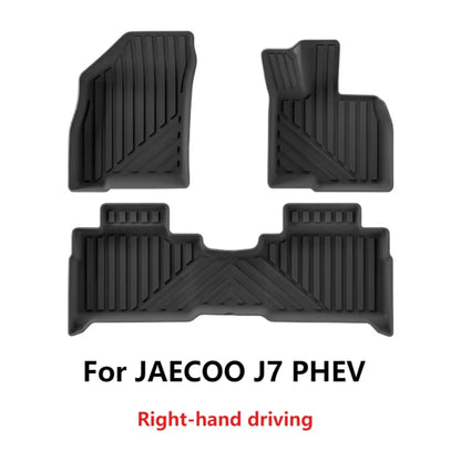 Floor Mats for Jaecoo J7/ J7 PHEV Right-hand Drive   All Weather Front Rear Cargo Liner Mat, Waterproof Anti-Slip  Accessories