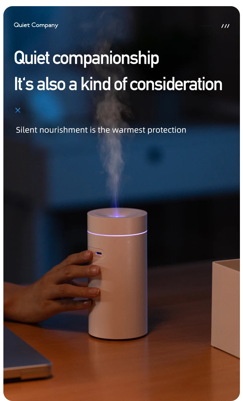 Colorful Car USB Mounted Diffuser Machine Mini Portable Automatic Spray Wireless Car Mounted Home Aromatherapy Humidifier