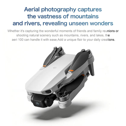 NEW Aeri100 VR Drone 1:1 Scale Aerodynamic Design 8K 1080P HD Camera Remote Control Brushless 360° Obstacle Avoidance Flying Toy