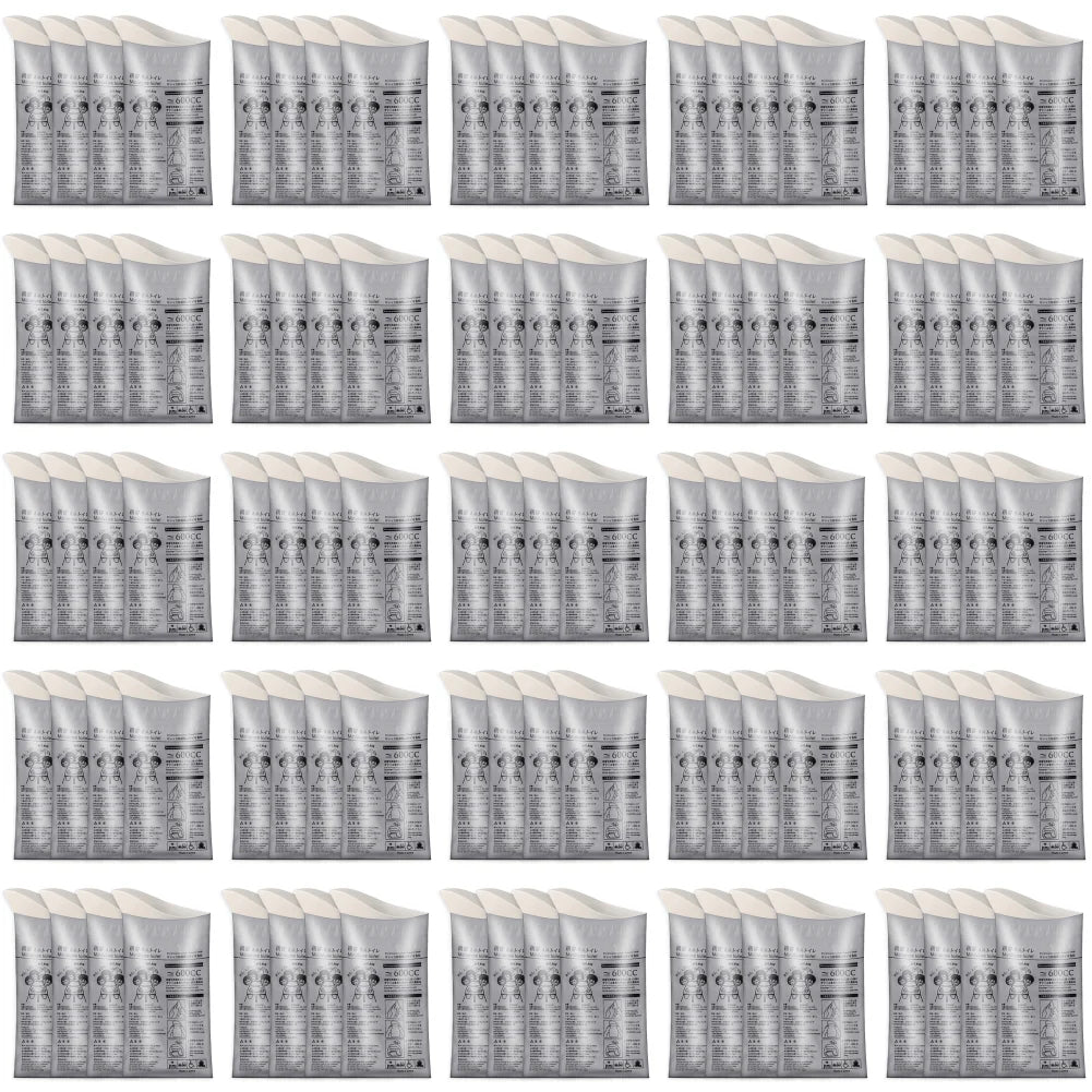 100-8PC Outdoor Emergency Urine Bags 600ml Disposable Travel Mobile Toilet Portable Urinal Bag for Female Baby Male Vomiting Bag