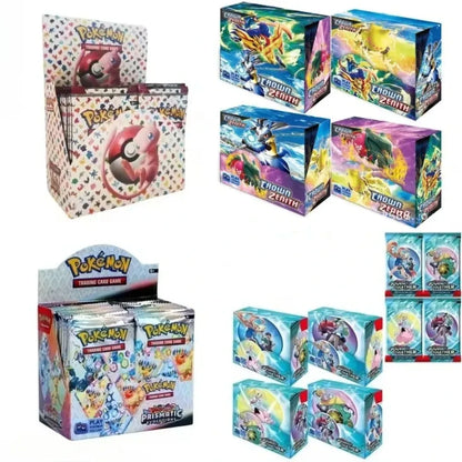 360 Pcs/Box Pokemon Card SCARLET&VIOLE 151 Astral radiance Evolutions Ultra Prism English Booster Battle Transaction Card