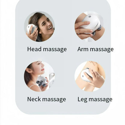 Head Massager, Rechargeable Head Massager, Scalp Pressure, Body Relaxation, Handheld Scalp Massager