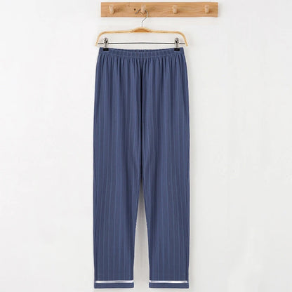 Pajama Pants Men's Pants Autumn and Winter 2025 New Printed Loose Pants Pure Cotton Spring & Fall Home Pants