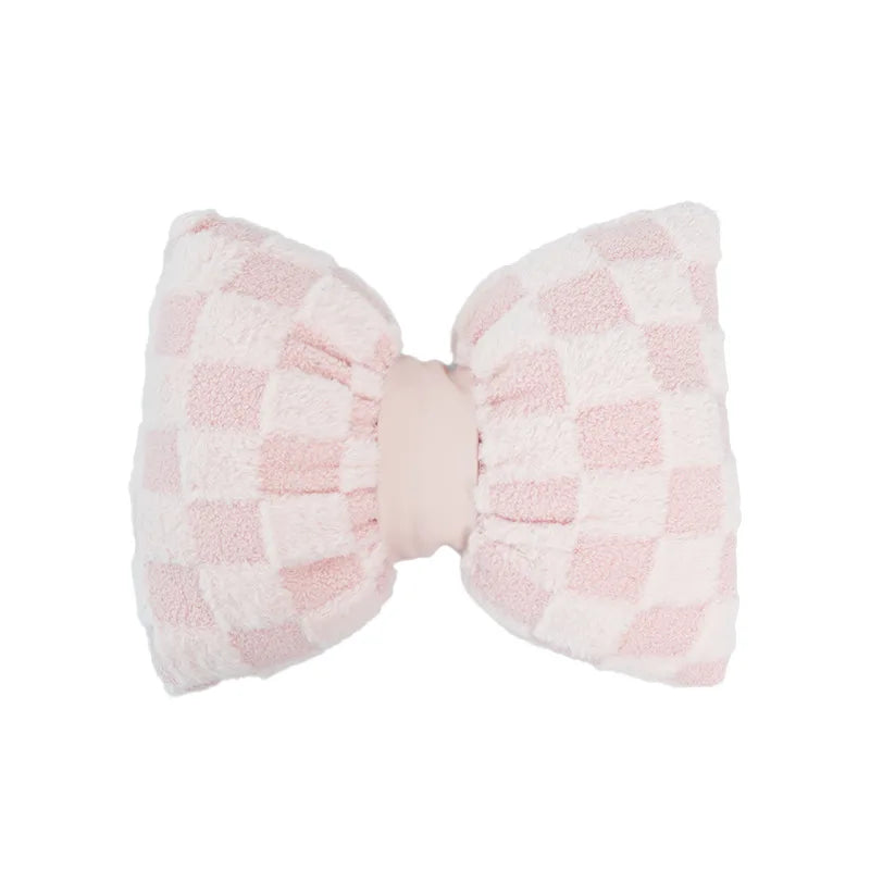 Pink Car Seat Cushion Covers Winter Thick Warm Anti-Slip Plush Comfortable Simple Design Car Seat Cover Seat Accessories