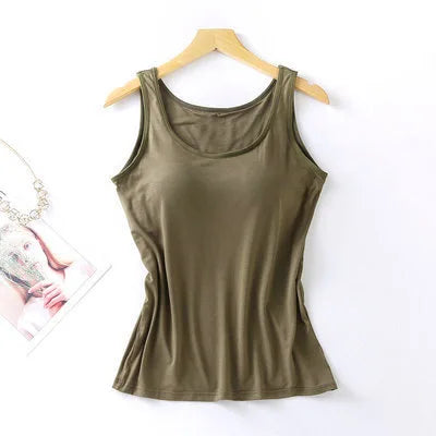 NHKDSASA Seamless Lingerie Women Vest Solid Crop Top Push Up Padded Bralette Woman Vest Basic Comfortable Soft Underwear 4XL