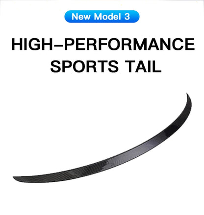 Car ABS Spoiler Carbon Fiber For Tesla Model 3 Highland 2025-2026 Original High-performance Exterior Model3 Model Y Accessories