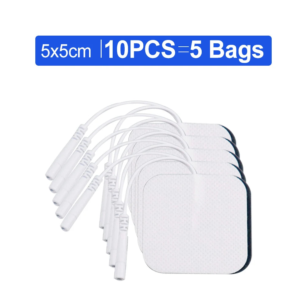 50/20/10pcs Electrode Pads Muscle Stimulator Acupuncture Massager Patches Tens Machine Conductive Gel Body Massage Pads