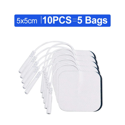 50/20/10pcs Electrode Pads Muscle Stimulator Acupuncture Massager Patches Tens Machine Conductive Gel Body Massage Pads