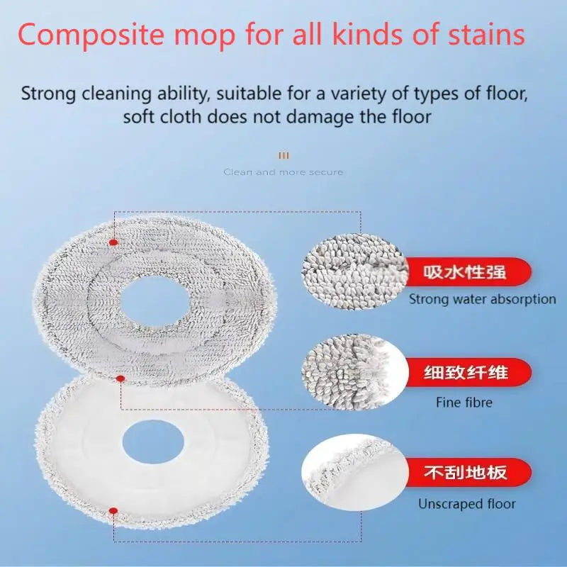 Fit For (Roborock Qrevo Edge / EdgeC / Edge S5A / 5V1 / Curv) Vacuum Parts Main Roller Side Brush Hepa Filter Mop Cloth Dust Bag