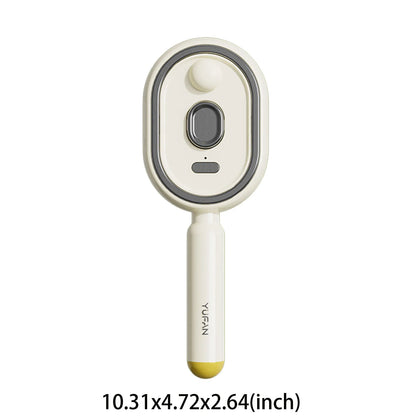 Electric Steam Brush USB-C Charging Wet Electrics Hairbrush Rechargeable Steams Hair Straightener for Both Long & Short Hairs