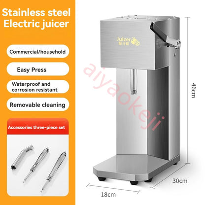 Electric Orange Juicer Extractor Machine Portable No Need to Peel Juicer Blender Juice Squeezer for Orange