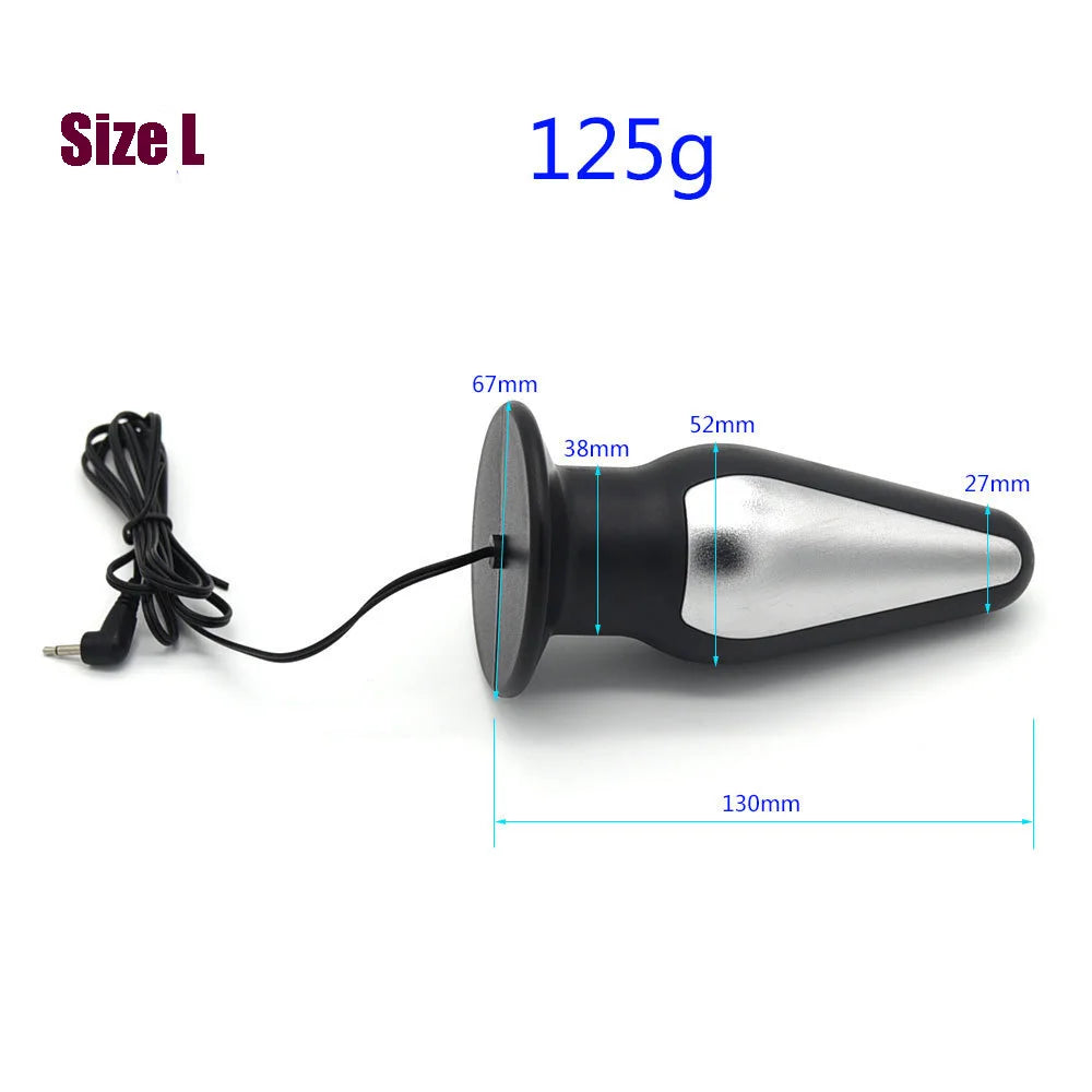 Promotion Electroshock E-stim Sex Products Electrosex Penis Ring E-stim Anal Butt Plug Electrostimulation Nipple Clamps Estim