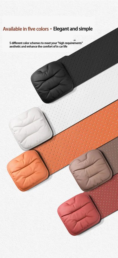 Universal Car Seat Cover Leather Cars Seat Waist Cushion Covers Four Season Auto Interior Seats  Protection Pad Car Accessorie
