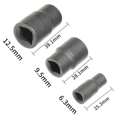 External Torx Plus Socket Set 5 and 6 Point Socket EP4, EP5 - EP32 1/2'' 3/8'' 1/4''  for Tesla Battery Pack Screw Removal Tool