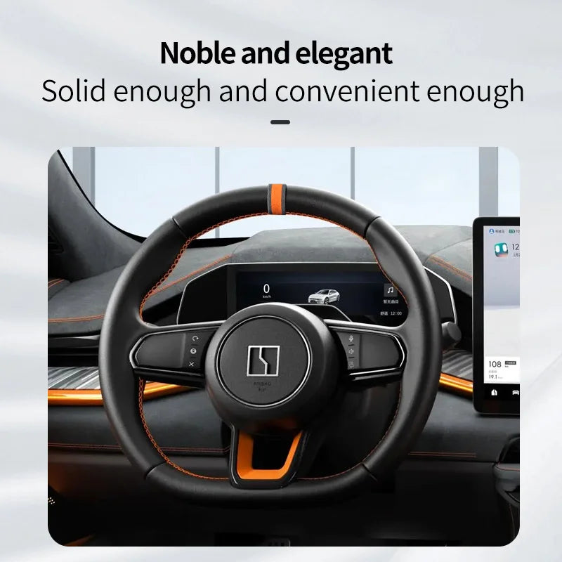 car steering wheel universal return to standard personality creative center line marking supplies Alcantara suede accessories