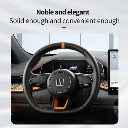 car steering wheel universal return to standard personality creative center line marking supplies Alcantara suede accessories