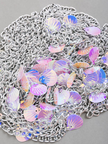 Summer Colorful Shells Chest Bra Chain Sweet Body Outfit Accessories 2025 Handmade Tank Top Sexy Lingerie Jewelry For Women