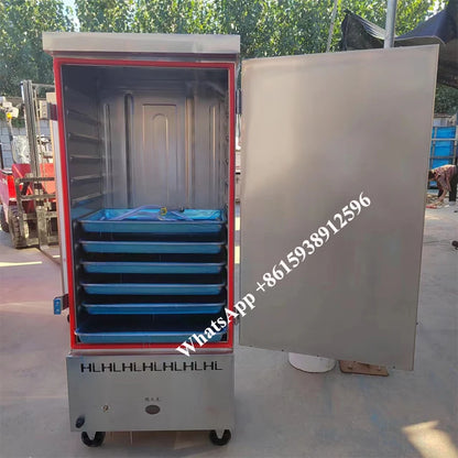 Rice Steamer Cabinet 12 Trays Commercial Electric 220V 110V Food Gas 24 Plate Mantou Meat Cooker