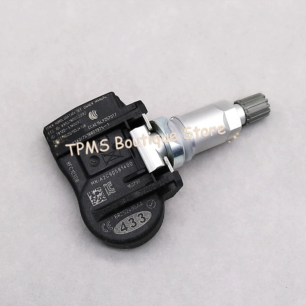 4pcs 433MHz 68252495AA Sensor Monitor  For Alfa Romeo Giulia Stelvio Car Wheel Tires Pressure Monitoring System Replacement Part
