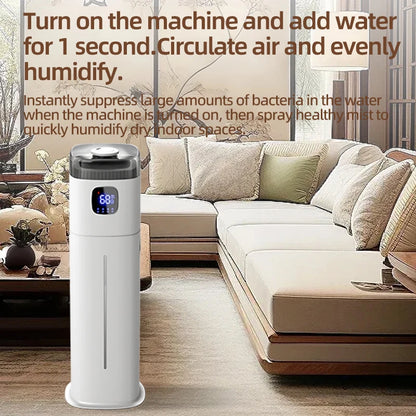 DIVEDEER Home Bedroom Humidifier Quiet Design for Pregnant Women and Infants Compact Body with Large Capacity Desktop Mist Type