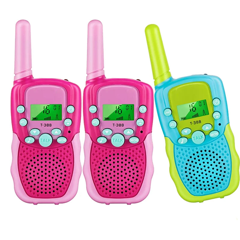 Walkie Talkie Children Toy 3KM Long Range Wireless Interphone Parent-Child Interaction Intercom Communication Toys For Kids Gift