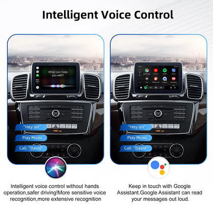 Wireless CarPlay Android Auto Decoder Box CarPlay Interface For Mercedes Benz GLE GLS CLS NTG 5.0 5.1 COMAND System 2014-2017