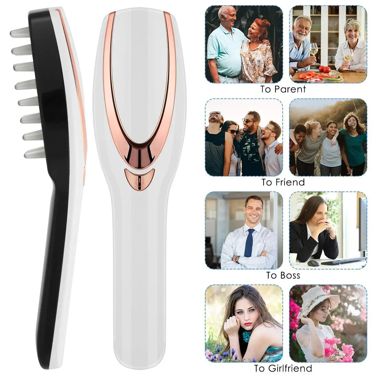 Net Head Massage Comb, Scalp Care Stress Relief, Head Refreshment, Relaxation, Gift for Festivals, Valentine's Day Gifts