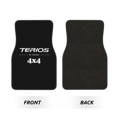Custom Daihatsu Terios Print Car Floor Mats Carpets Vehicle Front & Rear Foot Mats with Non Slip Backing All Weather for Car SUV