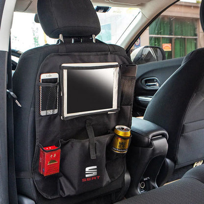 Car Backseat Organizer Adjustable Storage Bag with Multiple Pockets High Capacity Oxford For Seat leon fr mk2 mk3 lbiza Altea