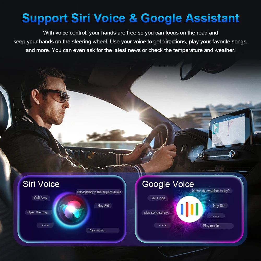 IHeylinkit New 2 In 1 Mini Wireless Carplay Android auto Wireless Adapter Smart connectivity for most vehicle models
