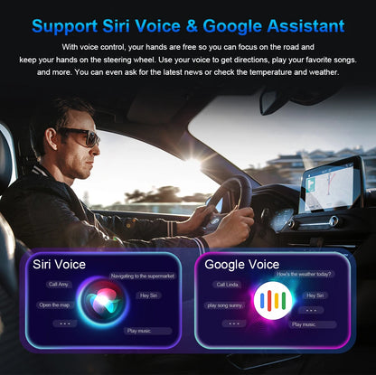 IHeylinkit New 2 In 1 Mini Wireless Carplay Android auto Wireless Adapter Smart connectivity for most vehicle models