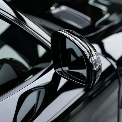 Glossy Black Self-adhesive Vinyl Sticker Circular Film Auto DIY Decal Bubble Free Air Free Car Body Styling Decor Accessories
