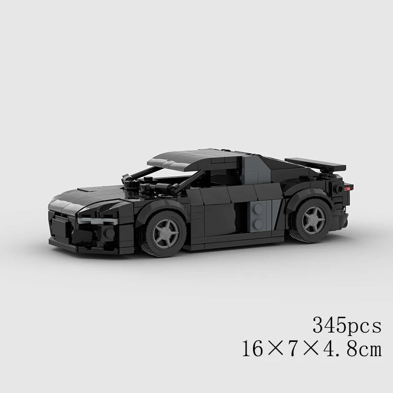 Classical Car Speed MOC SUV Racing Police Model Building Bricks Roadster Vehicle City Super Race Blocks Technical Christmas gift
