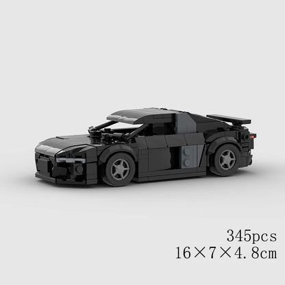 Classical Car Speed MOC SUV Racing Police Model Building Bricks Roadster Vehicle City Super Race Blocks Technical Christmas gift