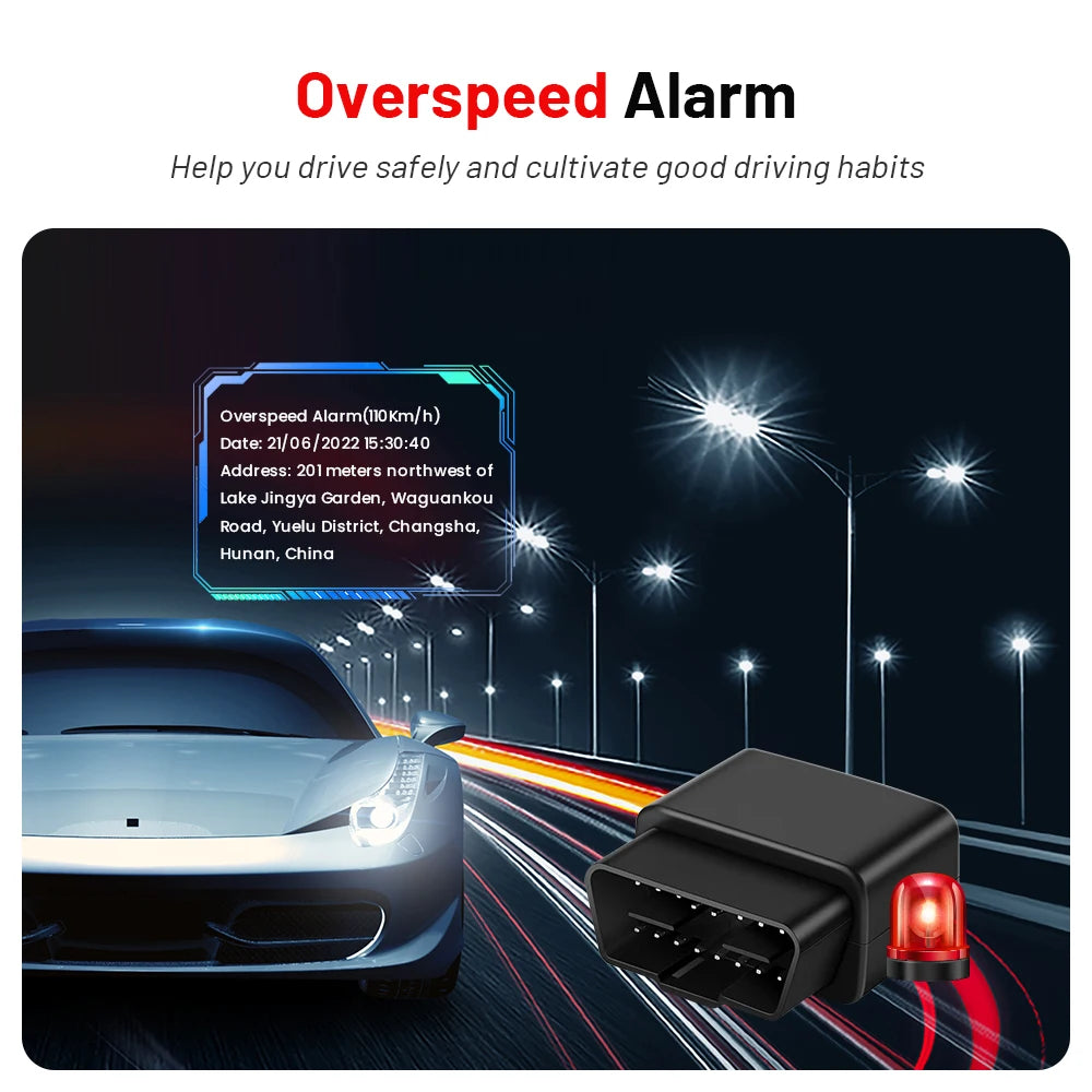Mini OBD GPS Tracker Car Tracker Micodus 2G MV33 MV66 Realtime Tracking GPS Shock&Plug-out Alarm Geofence Free APP