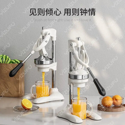 Manual Orange Juicer: Commercial Stall Use, Hand-Press Fresh Squeezing Tool