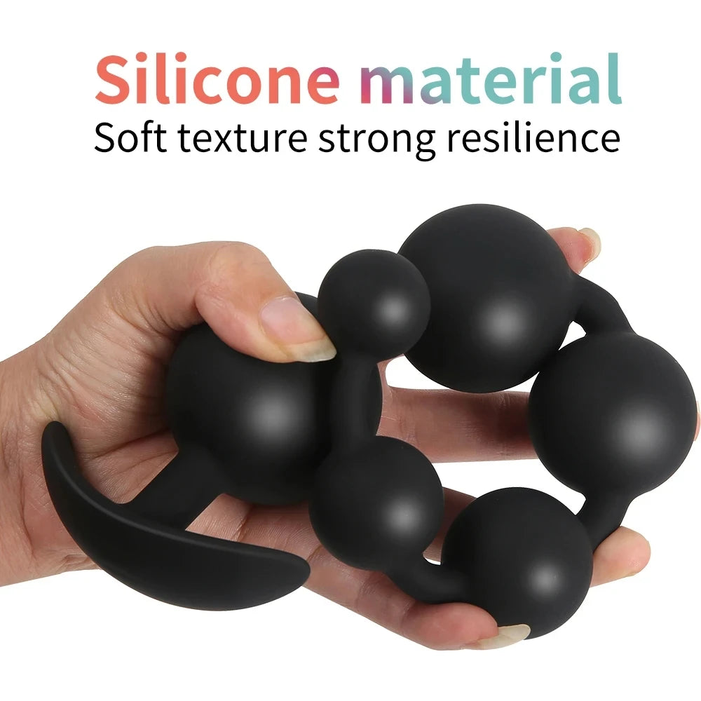 Silicone Anal Beads Dilator,Big Annals Balls,Long Ass Anus But Butt Plug,Analplug Buttplug Butplug,Analsex Prostate Sex Toys
