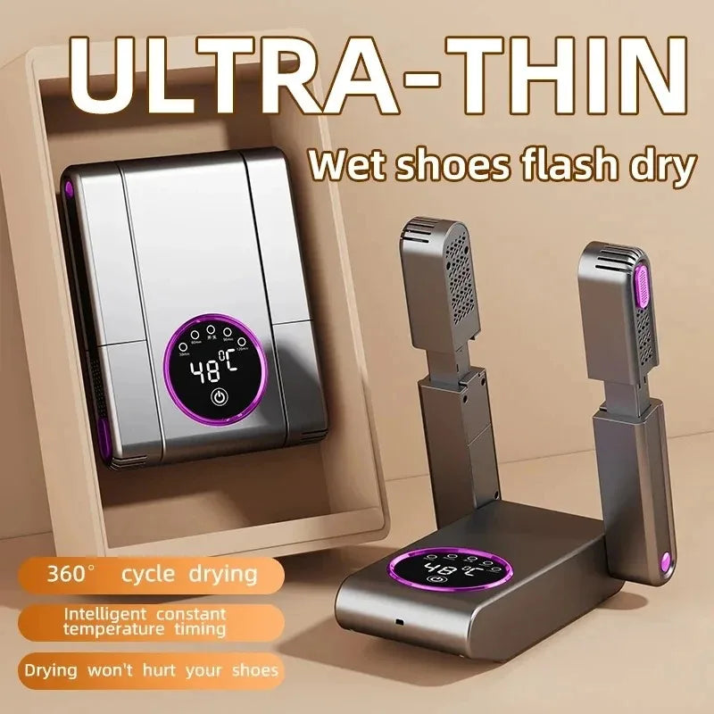 Korean-style electric shoe dryer, dehumidifying, deodorizing, and disinfecting. Home shoe dryer with heating function.