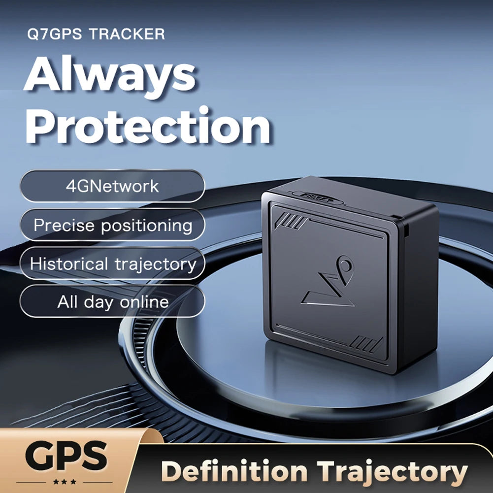 Portable 4G GPS Tracker with App Real Time Car Tracking Device Anti-Lost Recording Tracking Device for Car Elderly children Pets
