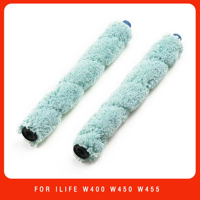 Soft Main Roller Brush for ILIFE Shinebot W400 W450 W455 Floor Washing Robot for Medion MD 18379/18999 Replacement Pats