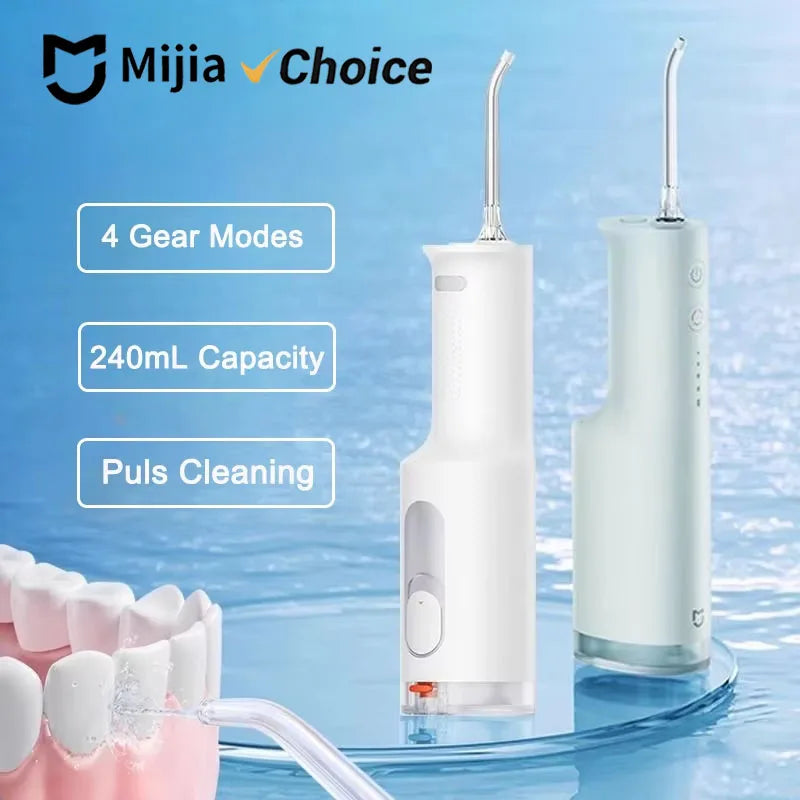 MIJIA F300 Portable Oral Irrigator Dental for Irrigator Teeth Water Flosser Bucal Calculi Oral Cleaner Water Thread Teeth