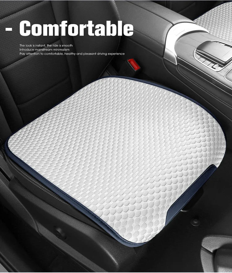 Universal Ice Silk Car Seat Cushion Breathable Seat Cover Sweat Absorption Cool Cushion Universal Split Single Sitting Rear Set