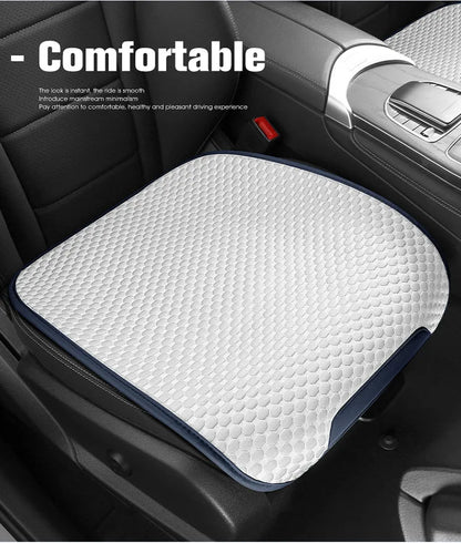 Universal Ice Silk Car Seat Cushion Breathable Seat Cover Sweat Absorption Cool Cushion Universal Split Single Sitting Rear Set